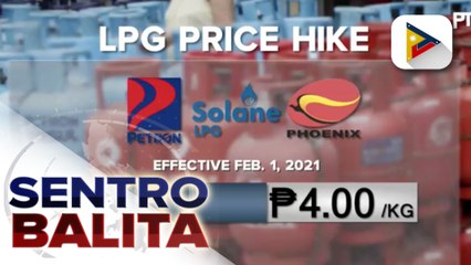 P4/kg taas-presyo sa LPG, ipinatupad ngayong araw; Auto LPG, may higit P2/L na dagdag-presyo rin