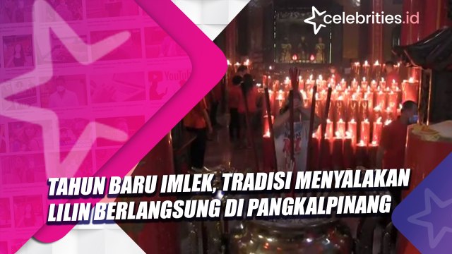 Tahun Baru Imlek, Tradisi Menyalakan Lilin Berlangsung di Pangkalpinang