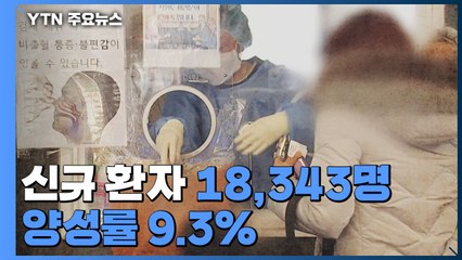 신규 환자 18,343명...휴일인데도 '역대 최다' / YTN