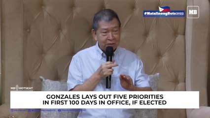 Gonzales lays out five priorities in first 100 days in office, if elected
