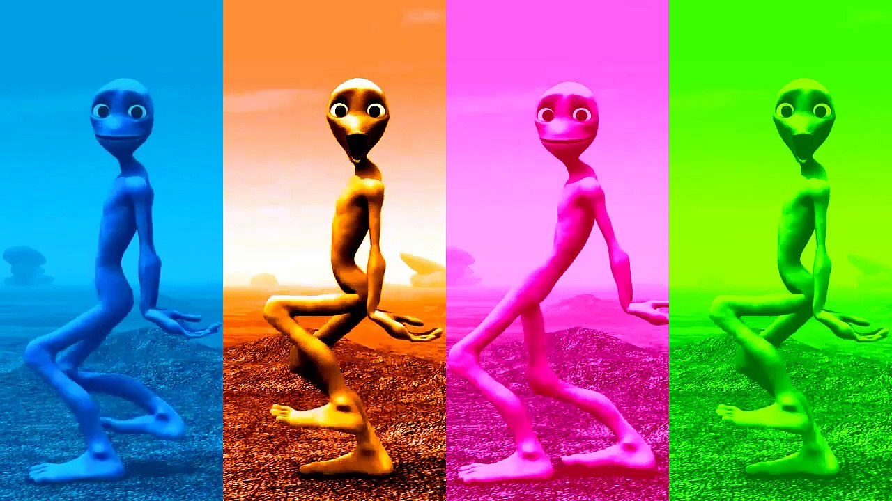 Alien dance with song Dame tu cosita/Alien dance/Alien song/Funny video comedy video Green alien