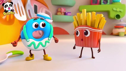 Jugo de Naranja en la Máquina Expendedora | [NUEVO] Animación de Comidas Ep.17 | BabyBus Español