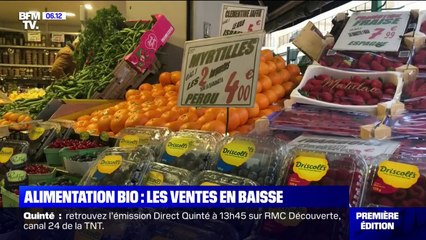 Les ventes de produits bio ont baissé de plus de 3%