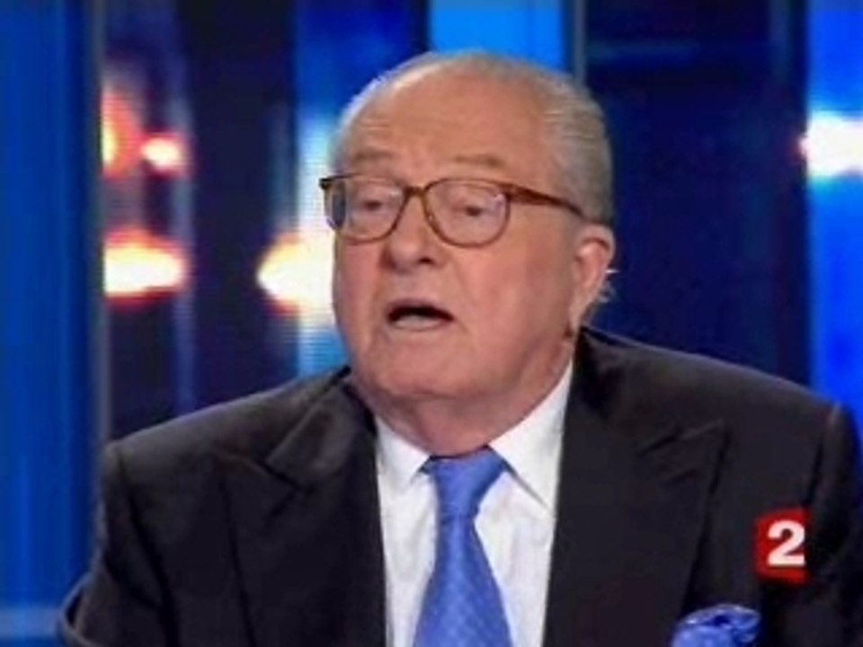 Le Pen JT de France 2  le 05 03 2008