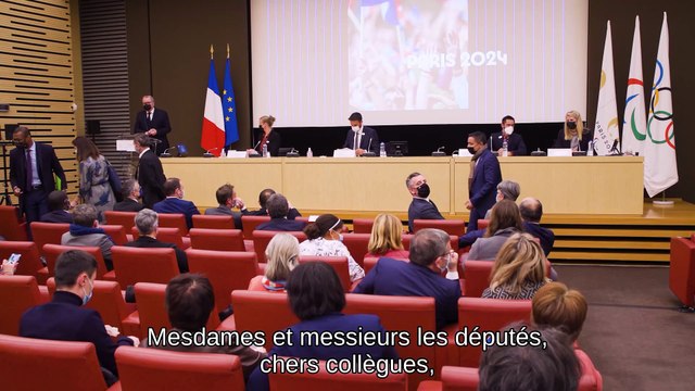 Discours du Président de l'Assemblée nationale à l'occasion de la présentation du projet « Paris 2024 » - Jeudi 27 janvier 2022