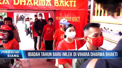 Peringatan Hari Raya Imlek di Vihara Dharma Bakti