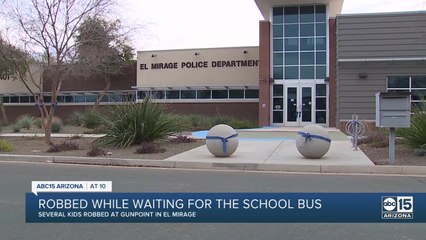 Armed teenagers rob students at three Valley school bus stops