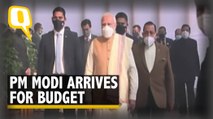 Budget 2022 | PM Modi Arrives at Parliament for Union Budget 2022