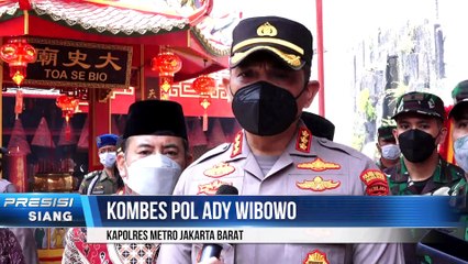 Live Report Natania Bersama Kapolres Metro Jakarta Barat Terkait Perayaan Hari Raya Imlek di Vihara Toa Se Bio Jakarta Barat
