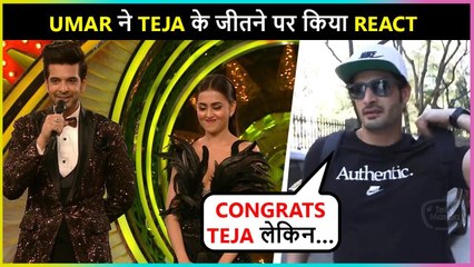 Umar Riaz CONGRATULATES Tejasswi Prakash For Winning Bigg Boss 15 Trophy | Watch