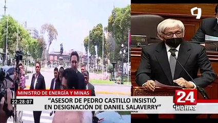 Interpelan al ministro de Energía y Minas por caso de Daniel Salaverry