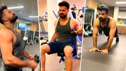 जिम में जमकर मेहनत कर रहे है रितेश पांडे, क्या कुछ नया धमाका करने की हो रही है तैयारी!