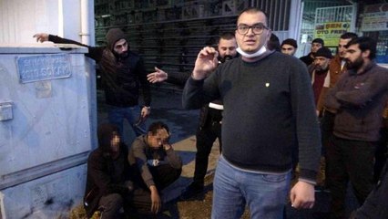 30 kilometre kovalayıp yakaladığı hırsızlık şüphelisi çocukların etrafını sarıp polise teslim ettiler