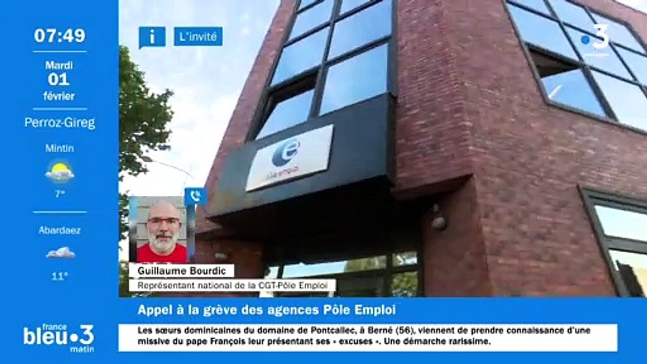 Grève à Pôle emploi, Guillaume Bourdic, CGT, explique