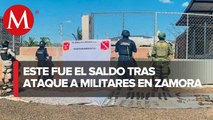 Comando ataca a fuerzas federales y estatales en Zamora