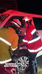 “Live“ persona prensada tras un aparatoso accidente sobre avenida Juan Gil Preciado