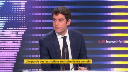 Covid-19 : le calendrier de levée des restriction sera "respecté", confirme Gabriel Attal