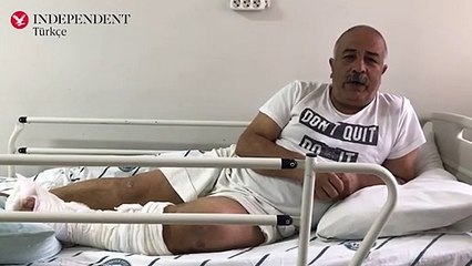 Boynuz darbesiyle bacağı altı yerden kırılan vatandaş: İnekten dayak yedim
