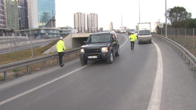 Otoyolda geri geri gitti, cezadan kurtulamadı