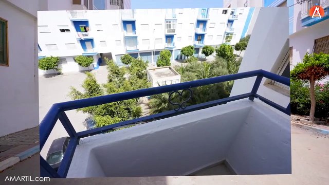 همزة: 24 مليون فقط شقة محفظة للبيع في مرتيل 2 غرف صالون بالكون 2 واجهات Appartement à vendre Martil