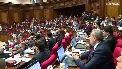 下载视频: Армения: спикер парламента принял отставку президента