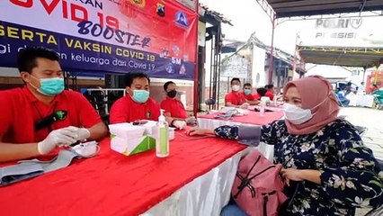 Bernuansa Imlek, Polda Jateng Gelar Vaksinasi Booster Di Kelenteng Tay Kak Sie
