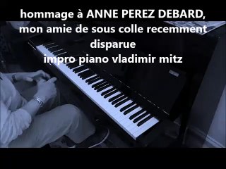 hommage à Anne Perez Debard, impro piano vladimir mitz