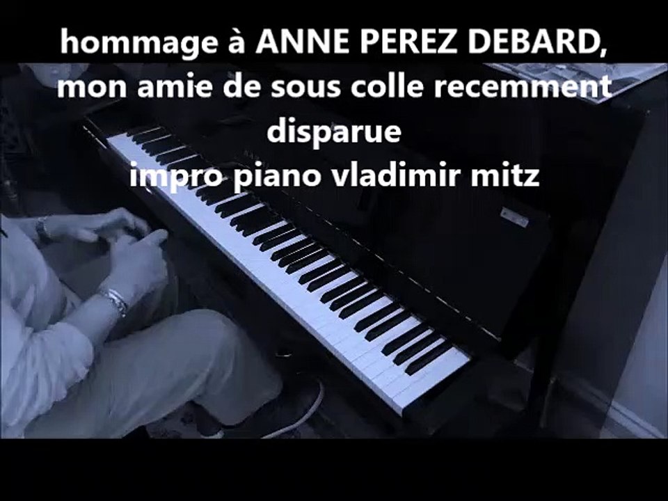hommage à Anne Perez Debard, impro piano vladimir mitz