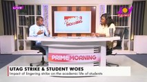 UTAG STRIKE AND STUDENT WOES: Impact of lingering strike on the academic life of students - Beyond the headlines - Prime Morning on JoyPrime (1-2-22)