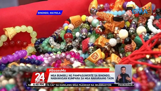 Mga bumibili ng pampasuwerte sa Binondo, nabawasan kumpara sa mga nakaraang taon | 24 Oras