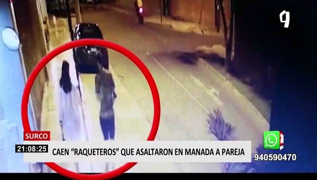 Caen raqueteros que asaltaban en manada en Surco y Chorrillos