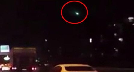 İstanbul üzerinde görülen göktaşı kamerada