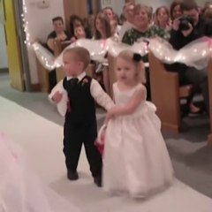 Kids add some comedy to a wedding! - Ring Bearer Fails