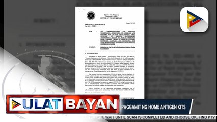 DOH, naglabas na ng guidelines sa paggamit ng home antigen kits; LGUs, inatasang i-monitor ang paggamit ng home antigen kits