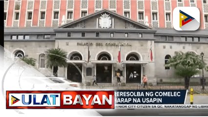 Download Video: Palasyo, tiwalang mareresolba ng Comelec ang mga kinakaharap na usapin kaugnay sa eleksiyon  - Integridad ng Comelec, ikinabahala ni Sen. Pacquiao