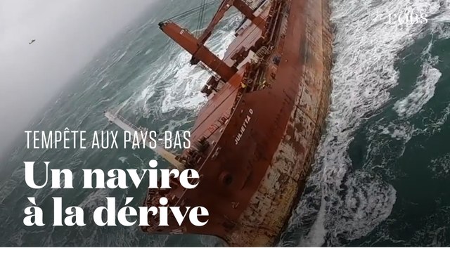 Tempête Corrie aux Pays-Bas : un cargo secouru en mer après une collision avec un autre navire