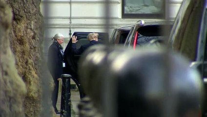 Boris Johnson departs Downing Street for Ukraine talks