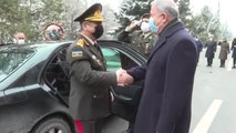 Milli Savunma Bakanı Akar, Azerbaycan Savunma Bakanı Hasanov ile görüştü
