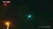 Türkiye semalarında yeşil ışık saçan meteor görüldü