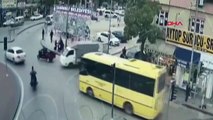 Gaziantep'teki trafik kazaları mobese kameralarında