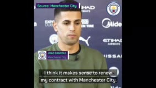 Cancelo delighted to sign City contract extension