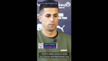 Cancelo delighted to sign City contract extension