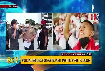 Perú vs. Ecuador: cerca de 2 mil policías resguardarán partido en el Estadio Nacional
