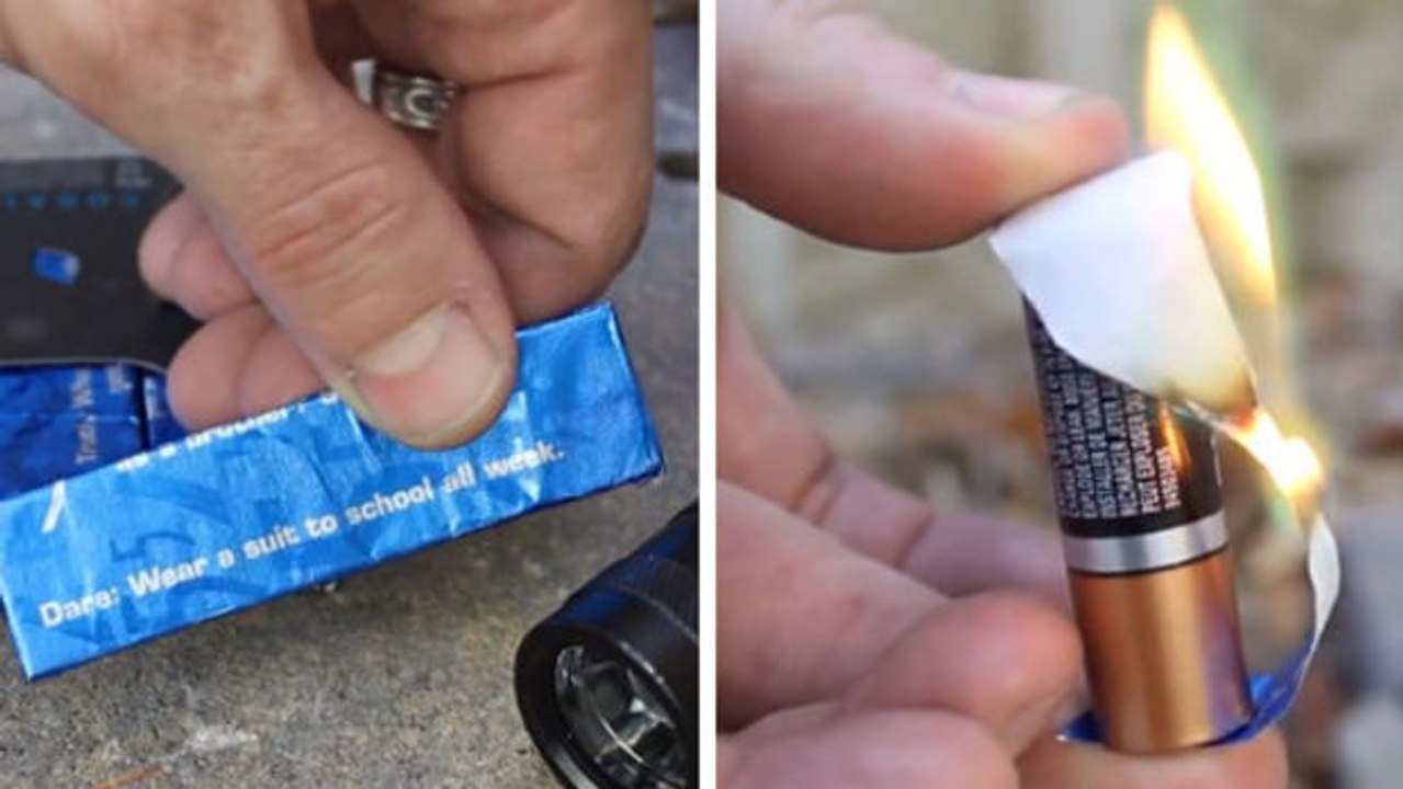 Aus Kaugummi-Papier macht er etwas Verrücktes! Sie werden es nicht glauben!