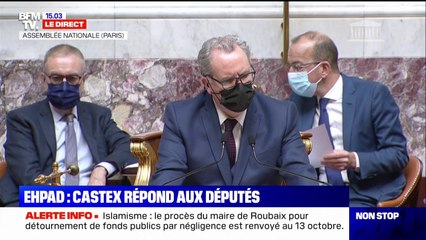 Ehpad: pour Jean Castex, le gouvernement "n'entend pas rester inactif" et va "réformer les contrôles" dans les établissements