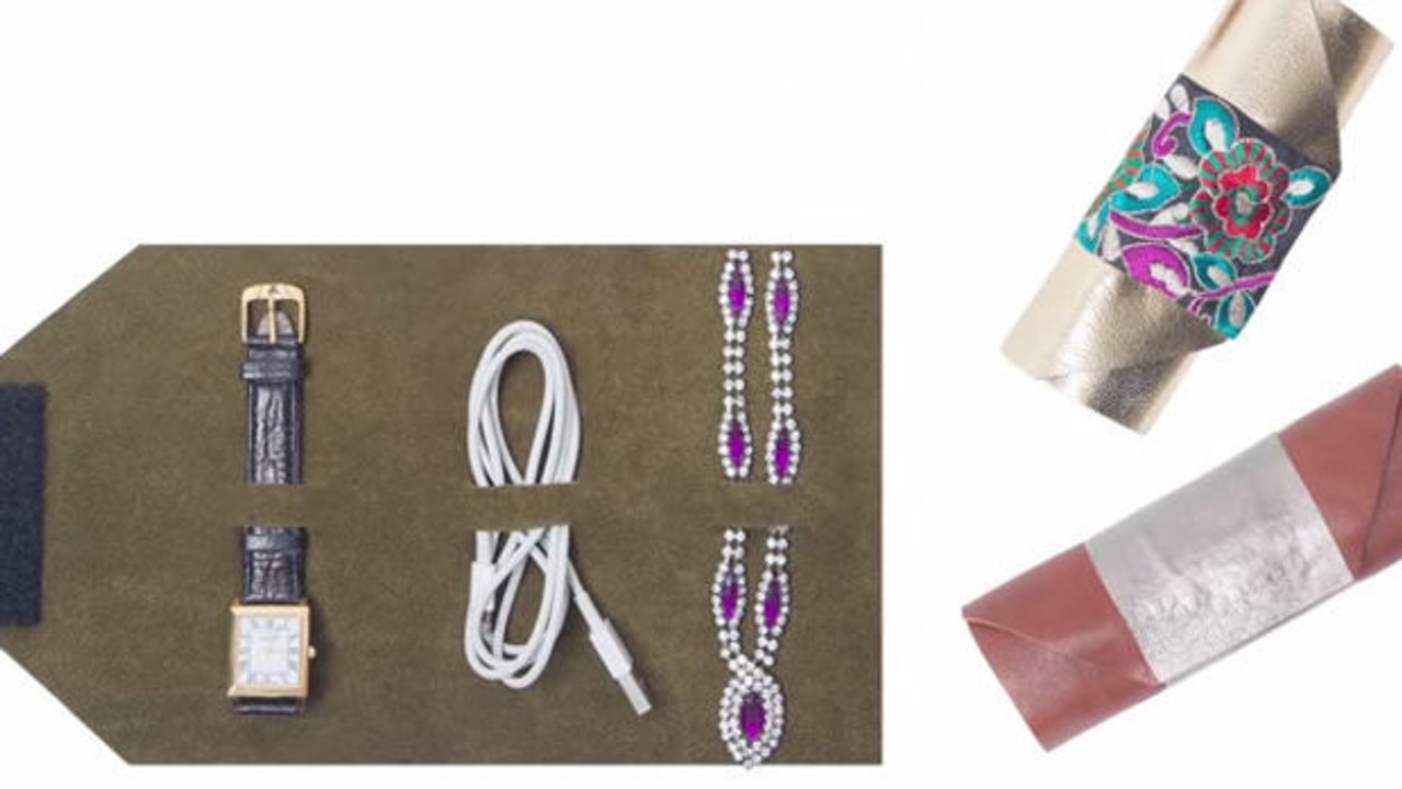 In diesem Täschchen können Sie alles mitnehmen. Super praktisch!