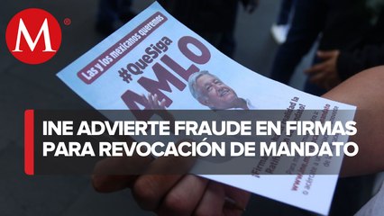 INE: fraude con firmas de muertos para revocación podrían tener consecuencias penales