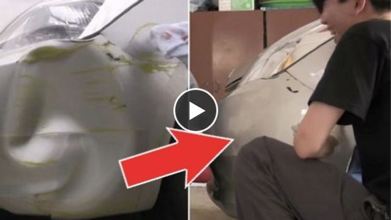 So reparieren Sie die Karosserie Ihres Fahrzeugs nach einem Zusammenstoß.