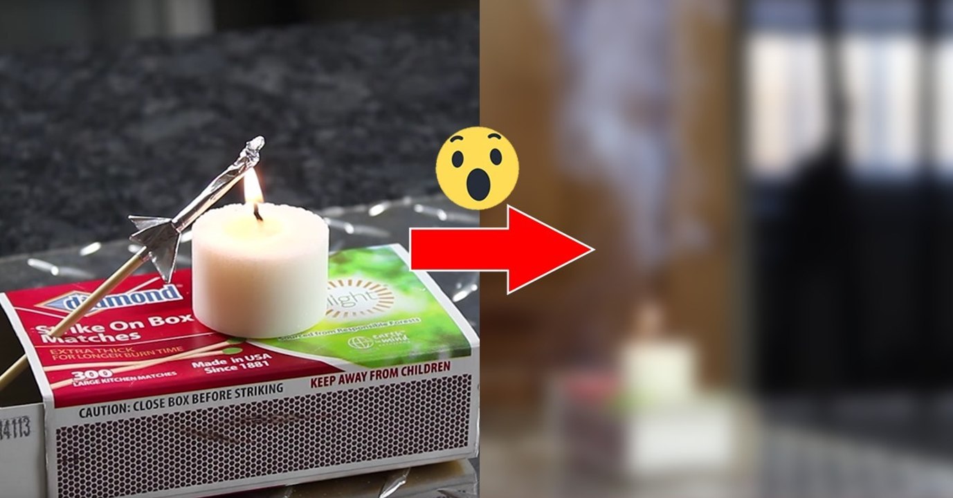 Mit Streichhölzern baut er beeindruckende kleine Raketen