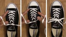 Schuhe binden in nur einer Sekunde? Dieser Trick macht's möglich!